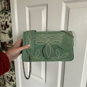 Turquoise Stitch Bag
